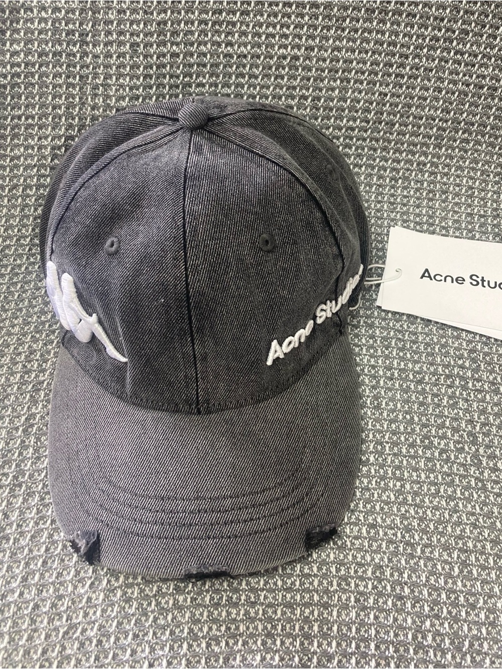 Acne Studios X Kappa Cap Black